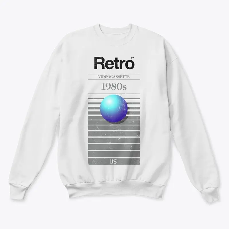 Jaboody Retro VHS 1980s Ball WHITE Tee