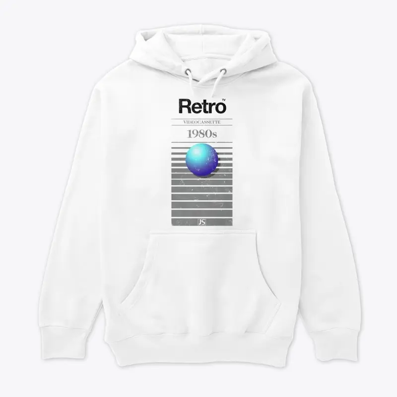 Jaboody Retro VHS 1980s Ball WHITE Tee